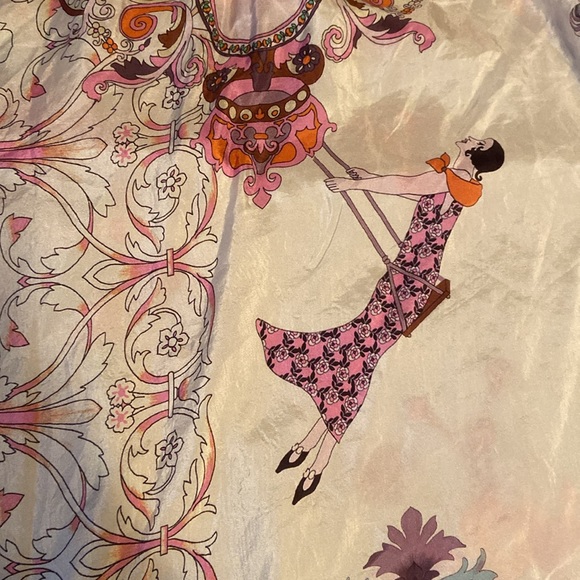 Johnny Was‎ VIVIANA EFFORTLESS SCARF BLOUSE Size Medium (see Measurements) - Picture 8 of 14